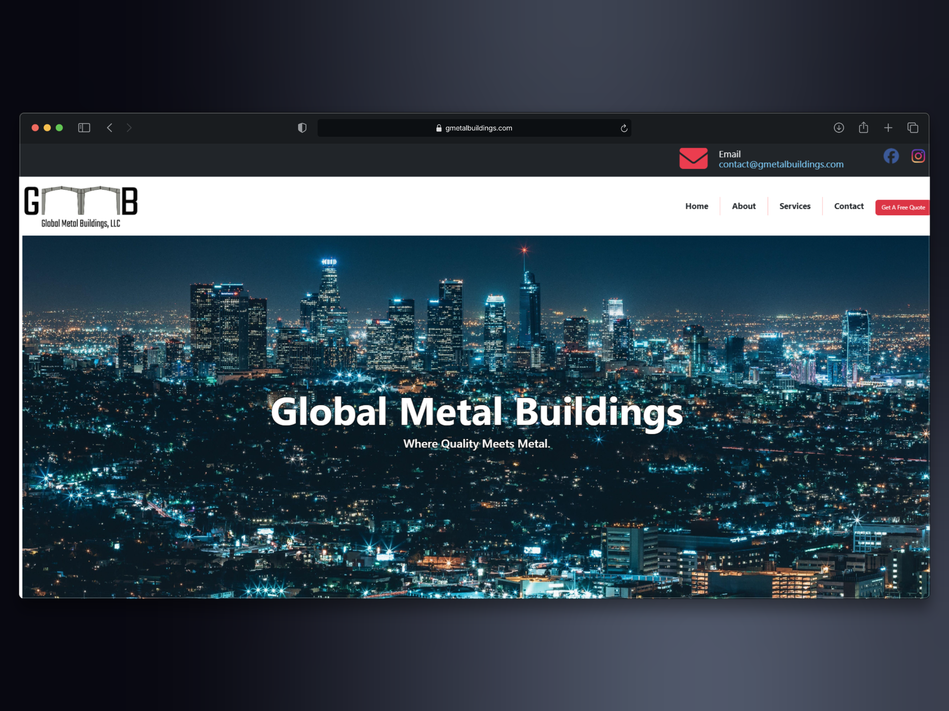 Global Metal Buildings Website